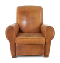 A Pair of Leather Club Chairs