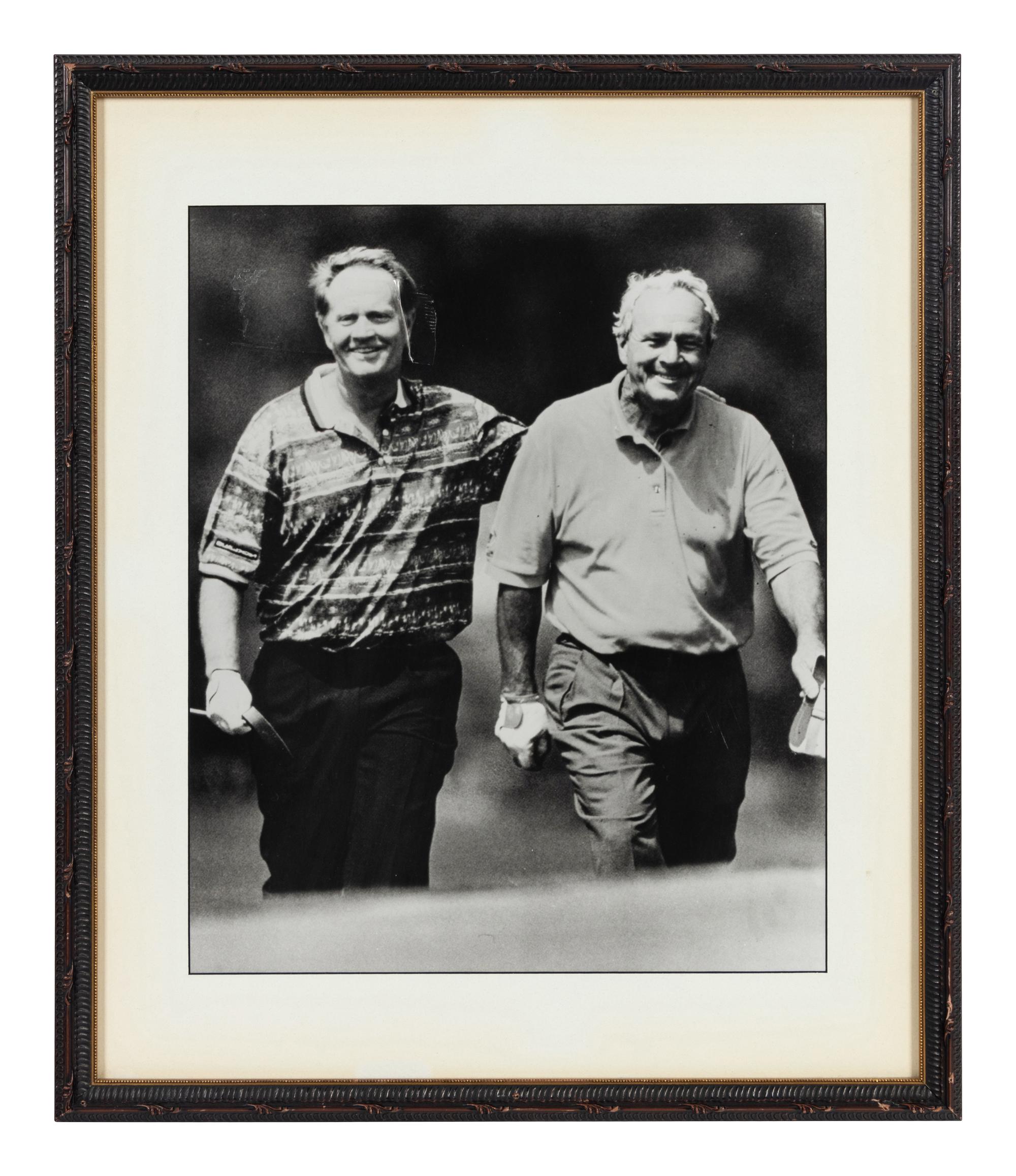 A Group of 13 Photographs of Golfers Formerly Displayed at Mike Ditka’s Restaurant