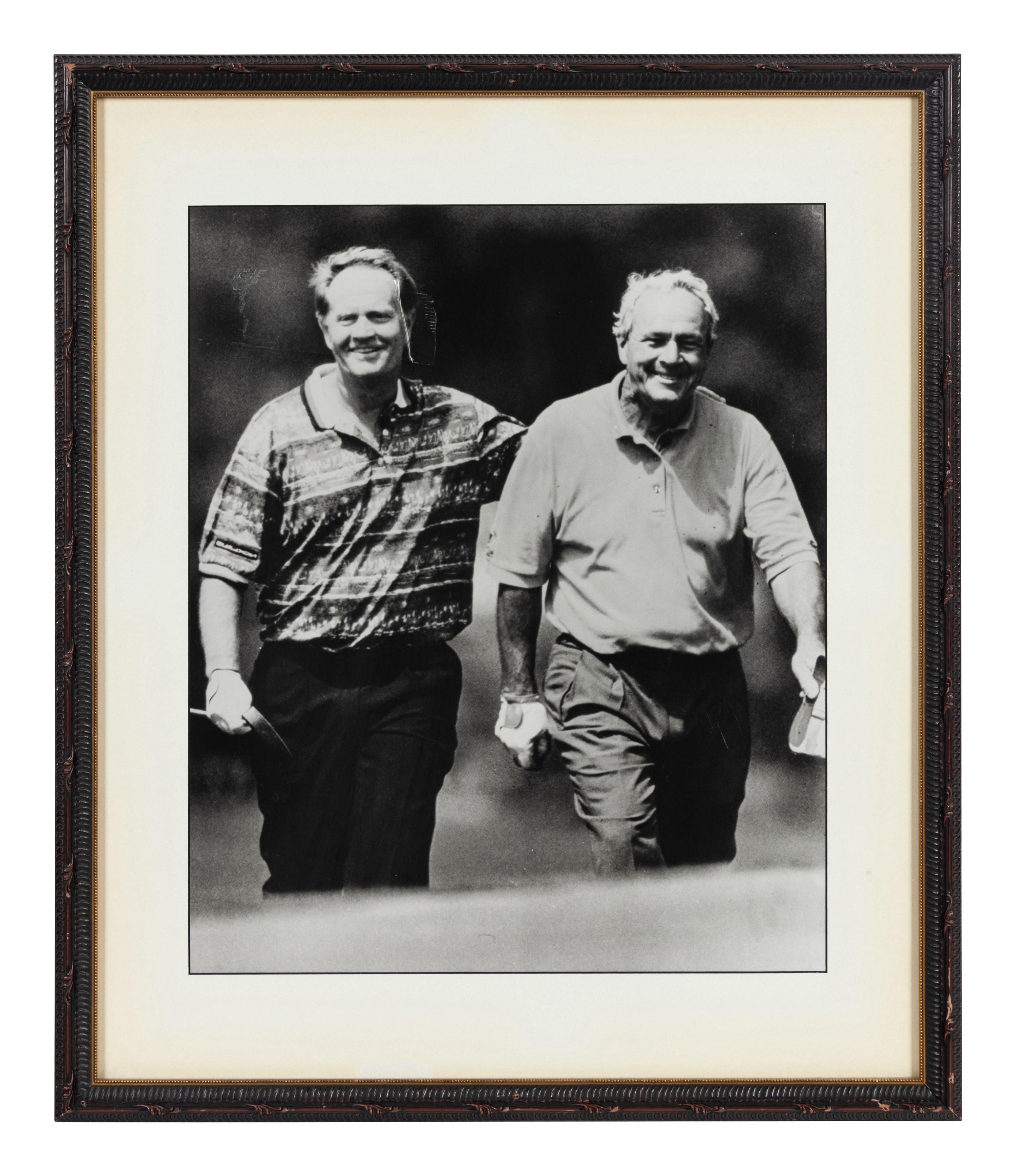 A Group of 13 Photographs of Golfers Formerly Displayed at Mike Ditka’s Restaurant
