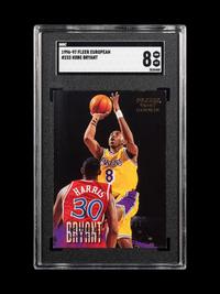 A Group of 1996-97 Fleer Kobe Bryant Rookie Basketball Cards,