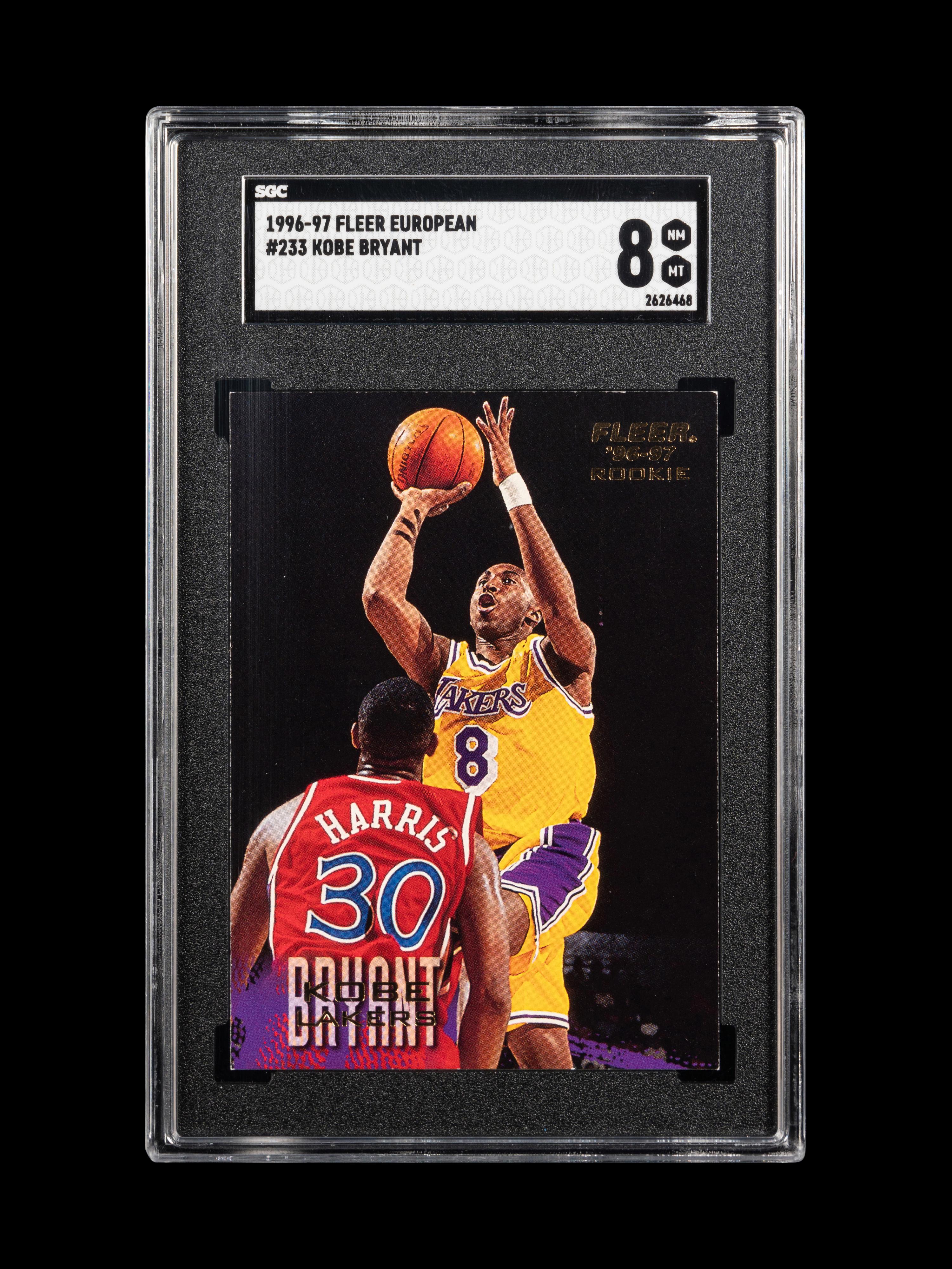 A Group of 1996-97 Fleer Kobe Bryant Rookie Basketball Cards,
