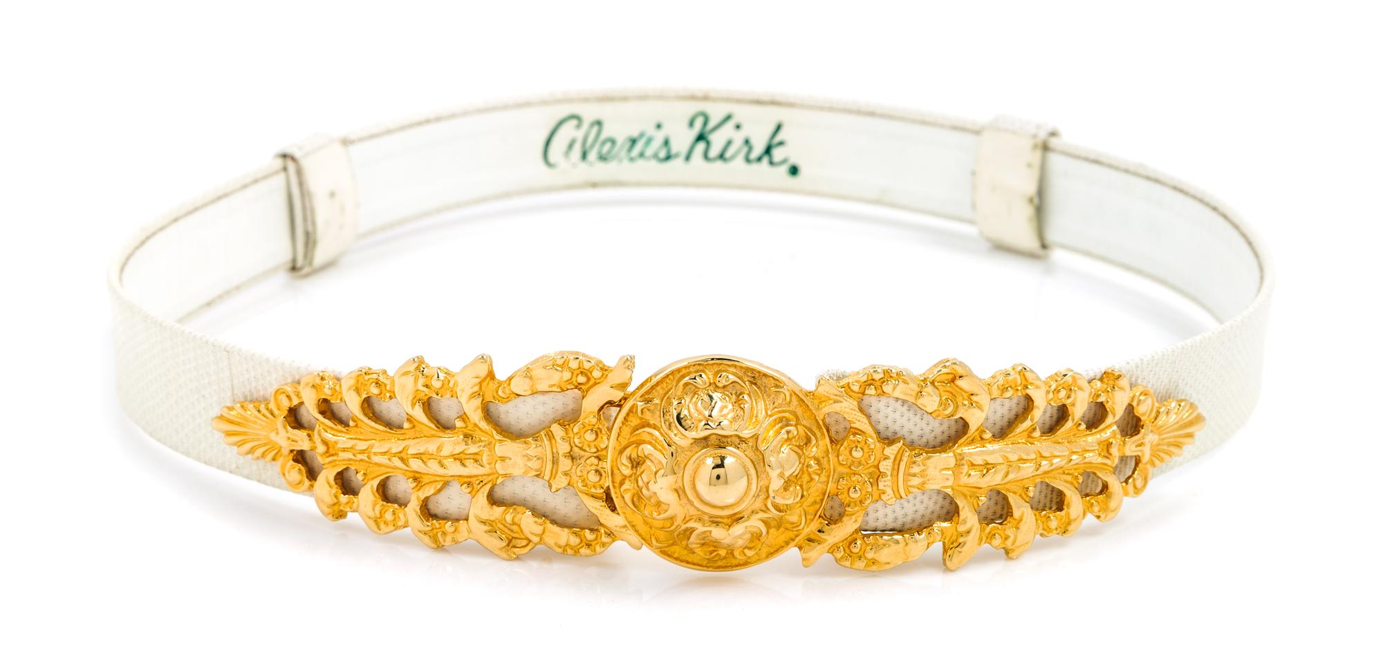 An Alexis Kirk White Belt,