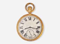 A painted zinc Pocket Watch trade sign, late 19th century