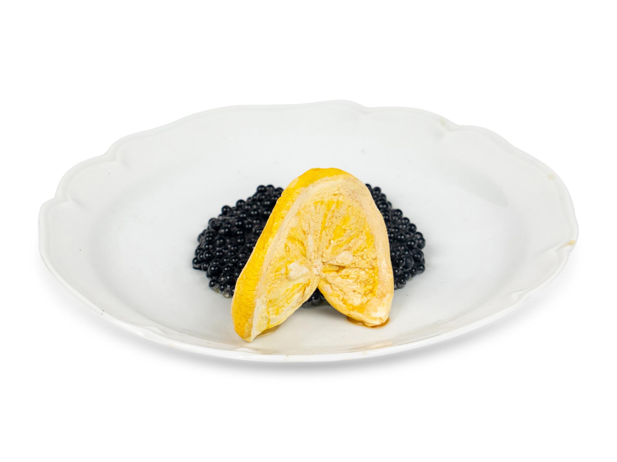 A Chrstine Viennet Lemon and Caviar Dish