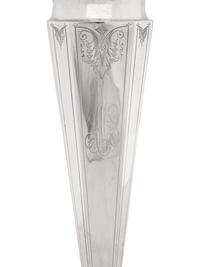 An American Weighted Silver Vase