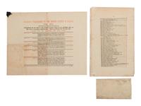 [EARLY IMPRINTS] National Steam-ship Co. Limited broadside. [ With: ] Medical library auction catalog.