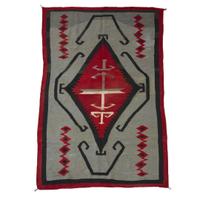 Navajo crystal rug T. B. Moore, circa 1905-1915