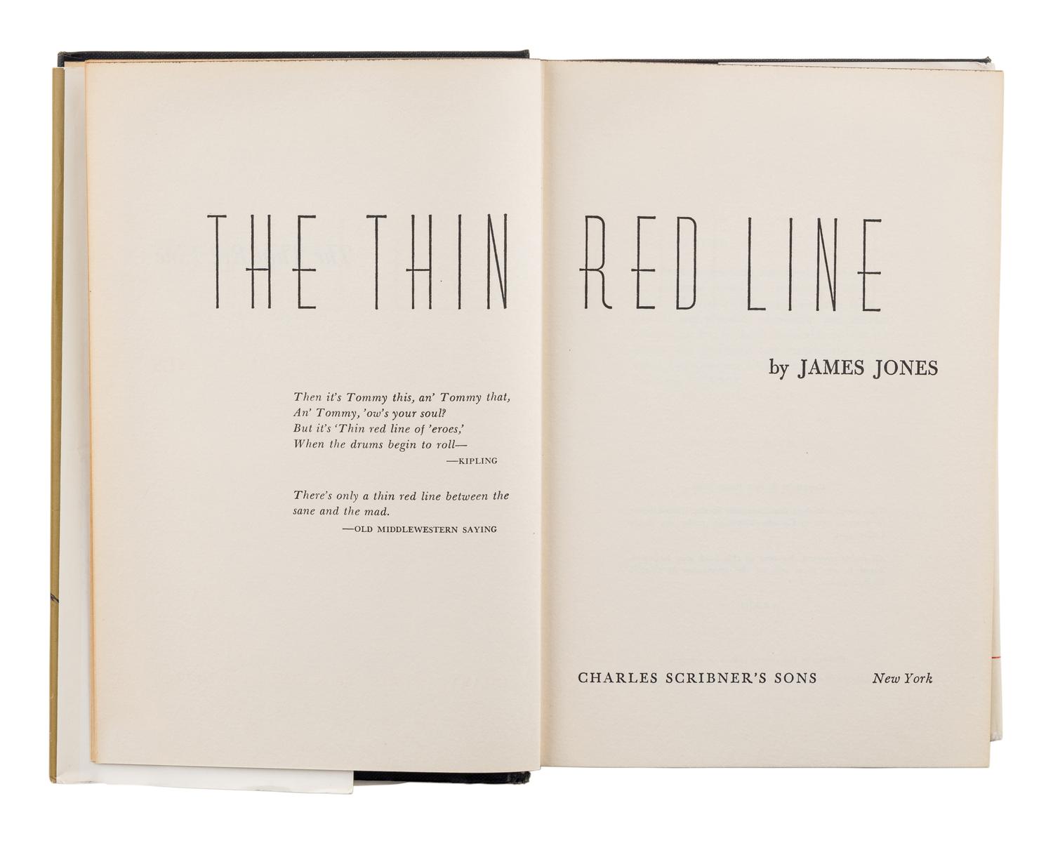 JONES, James (1921-1977). A group of 4 works, MOST FIRST EDITION, comprising:
