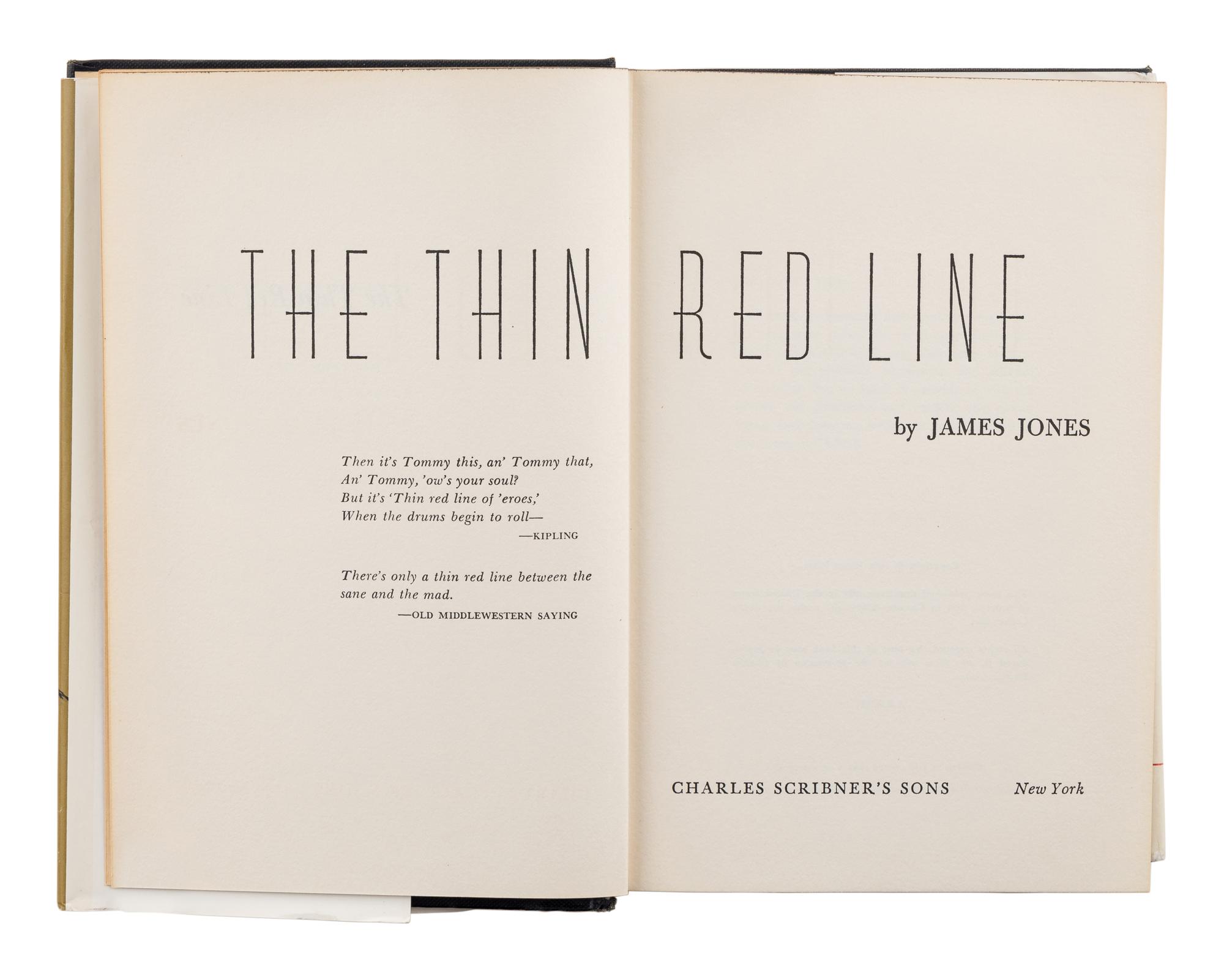 JONES, James (1921-1977). A group of 4 works, MOST FIRST EDITION, comprising: