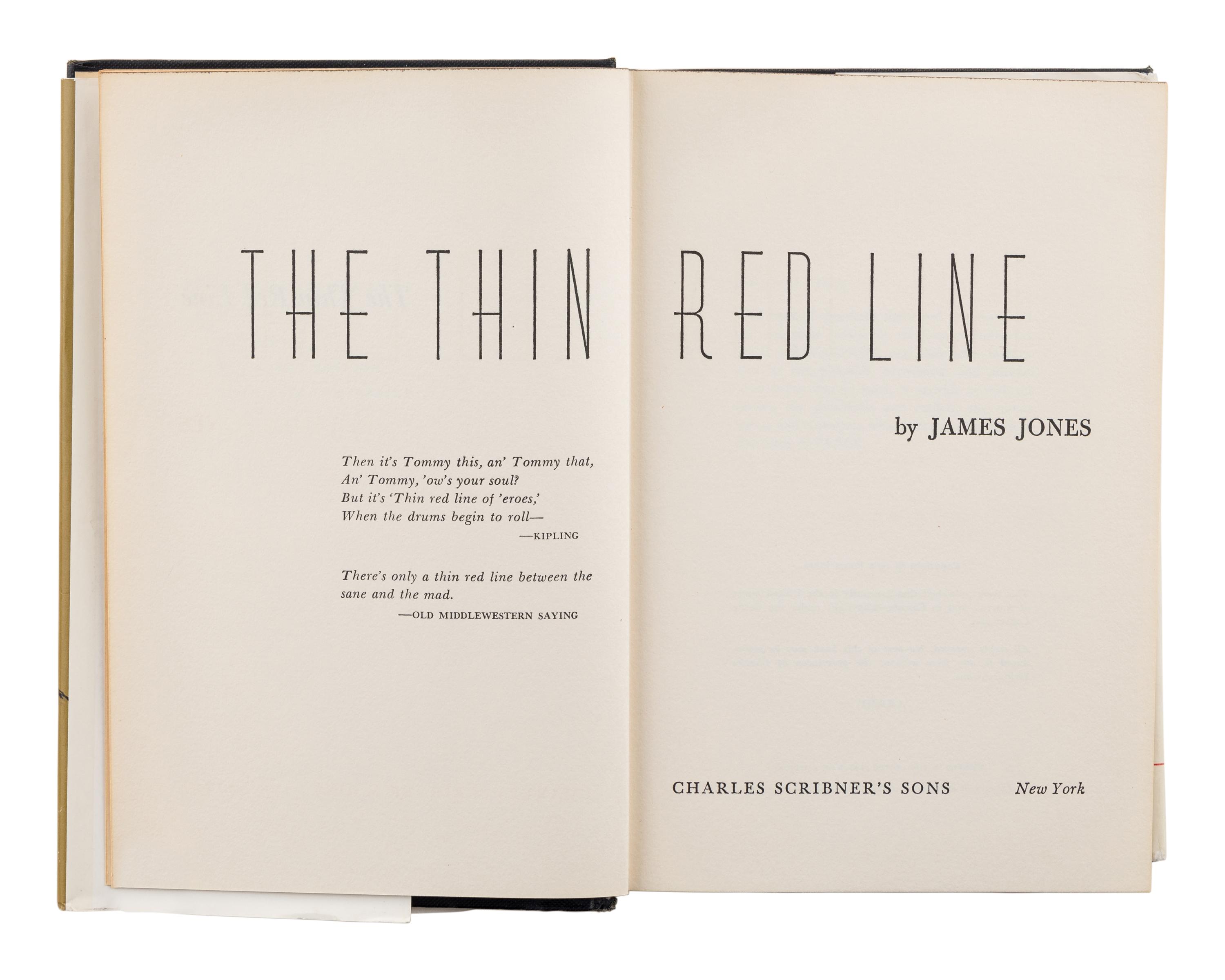 JONES, James (1921-1977). A group of 4 works, MOST FIRST EDITION, comprising: