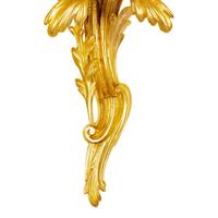 A Set of Six Louis XV Style Gilt Bronze Five-Light Sconces