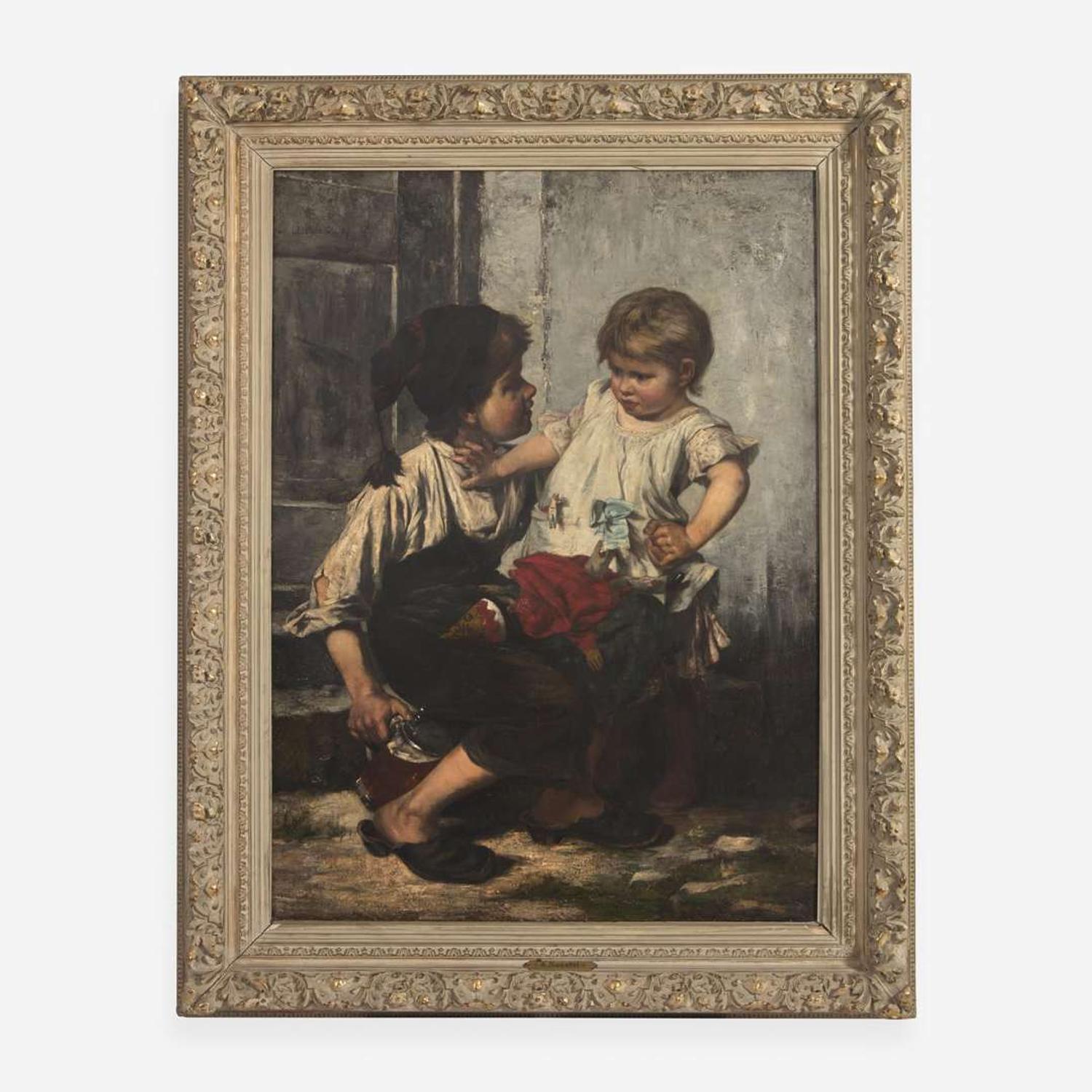 Agathe Röstel (German, 1868-1926) Children