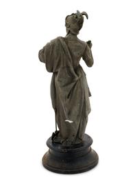 A Cast Metal Figure of Mars