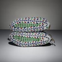 Sioux Fully Beaded Hide Moccasins