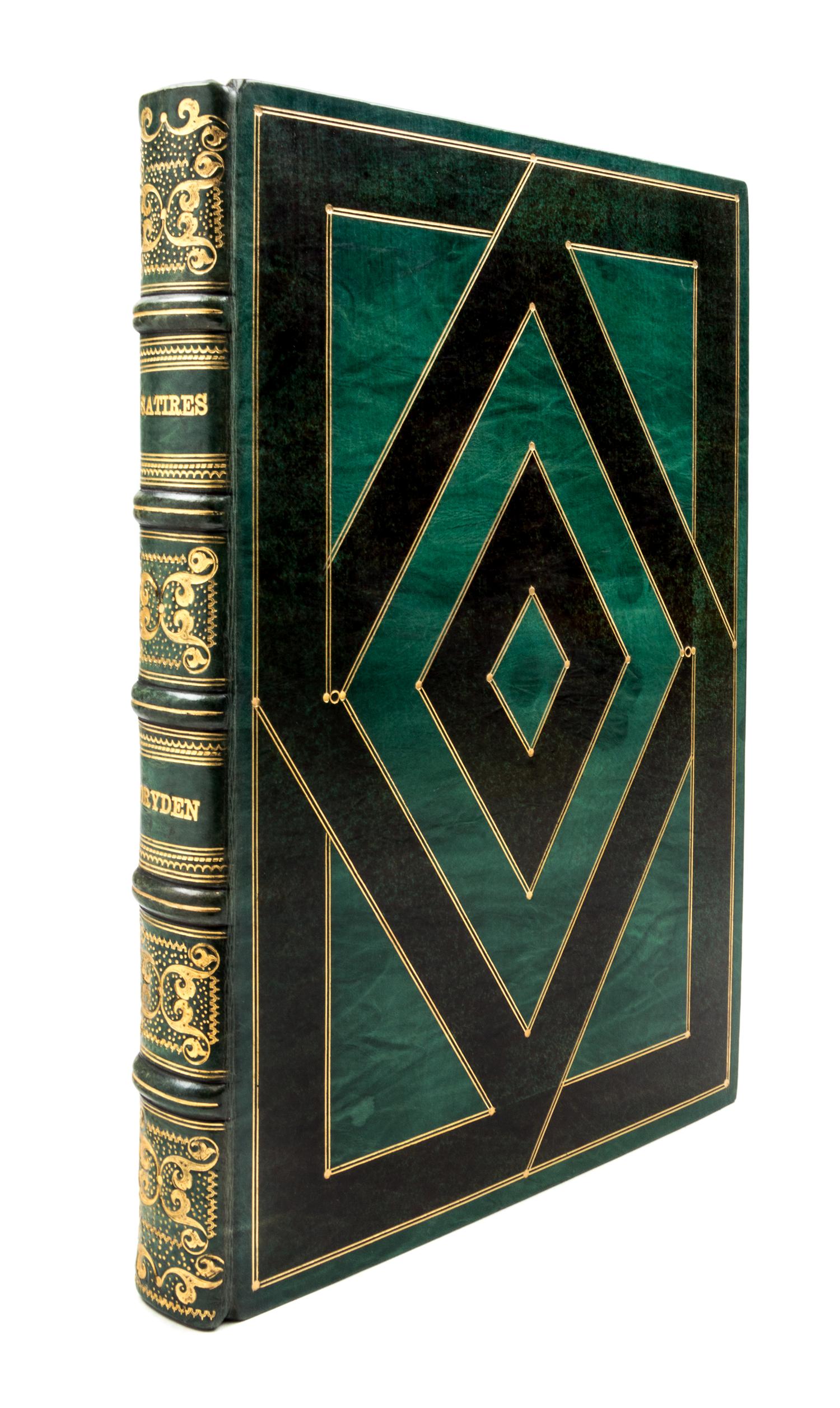 JUVENALIS (DECIMUS JUNIUS) AND AULUS PERSEUS FLACCUS. The Satires. Trans. by John Dryden. London, 1693. Finely bound.