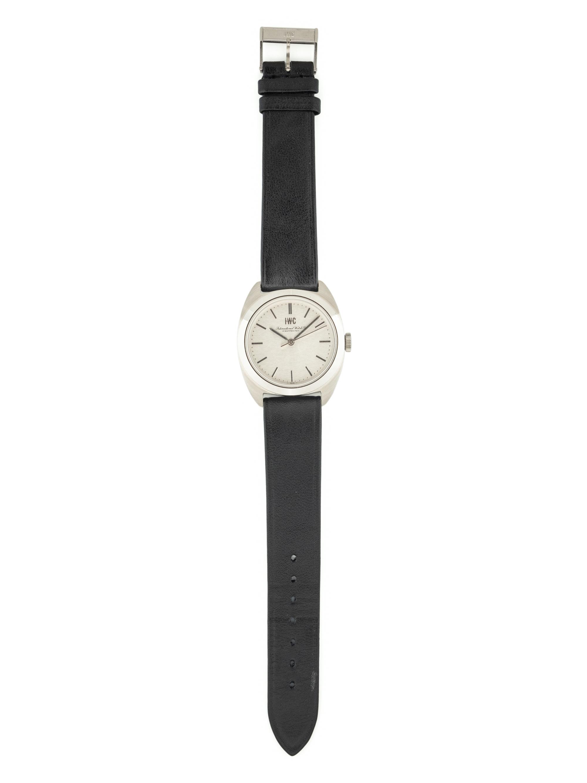 IWC, STAINLESS STEEL WATCH WITH IWC BUCKLE
