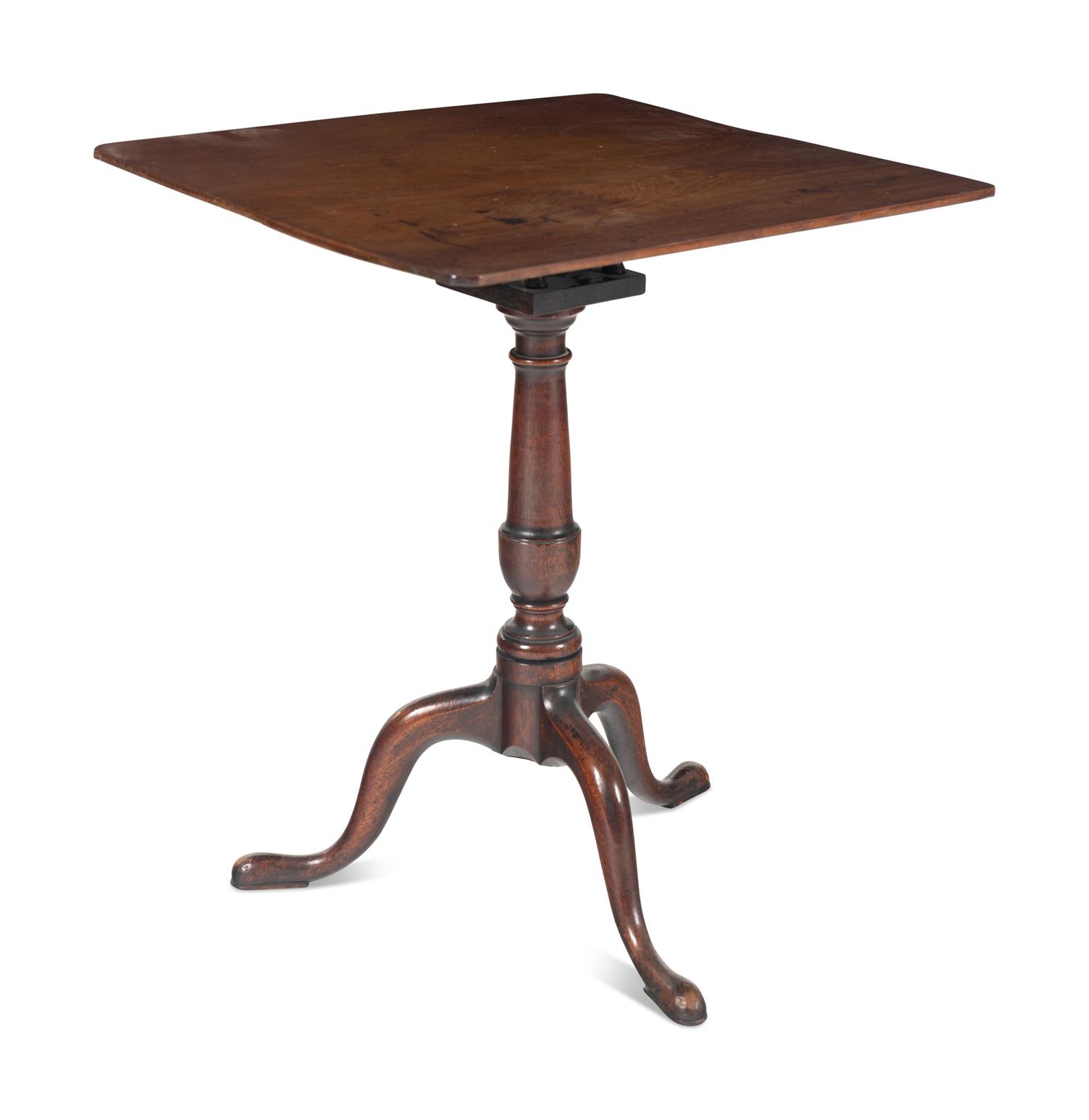 A George III Mahogany Tea Table