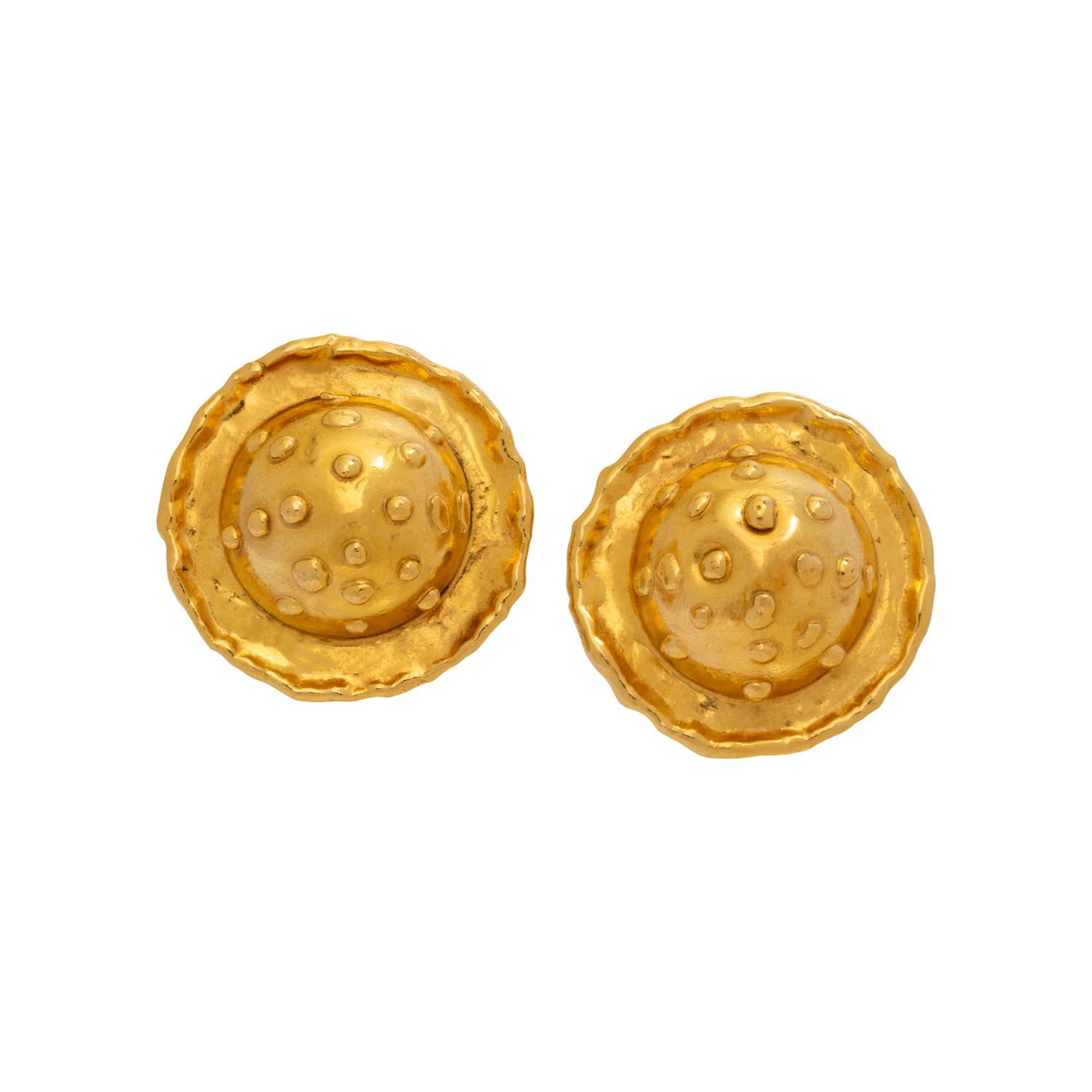HIGH KARAT GOLD CLIP EARRINGS