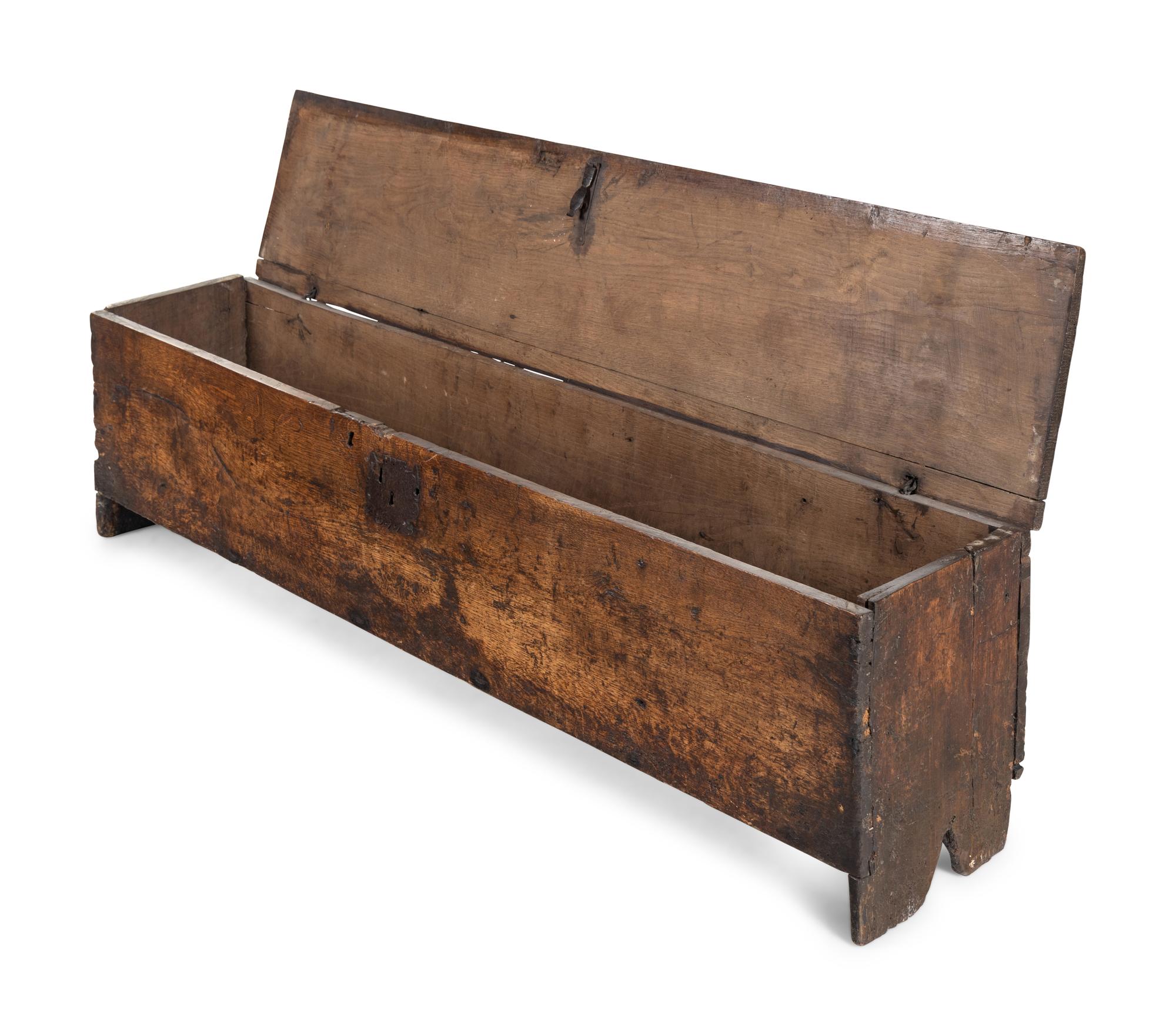 A Continental Oak Blanket Chest
