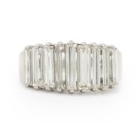DIAMOND AND PLATINUM RING