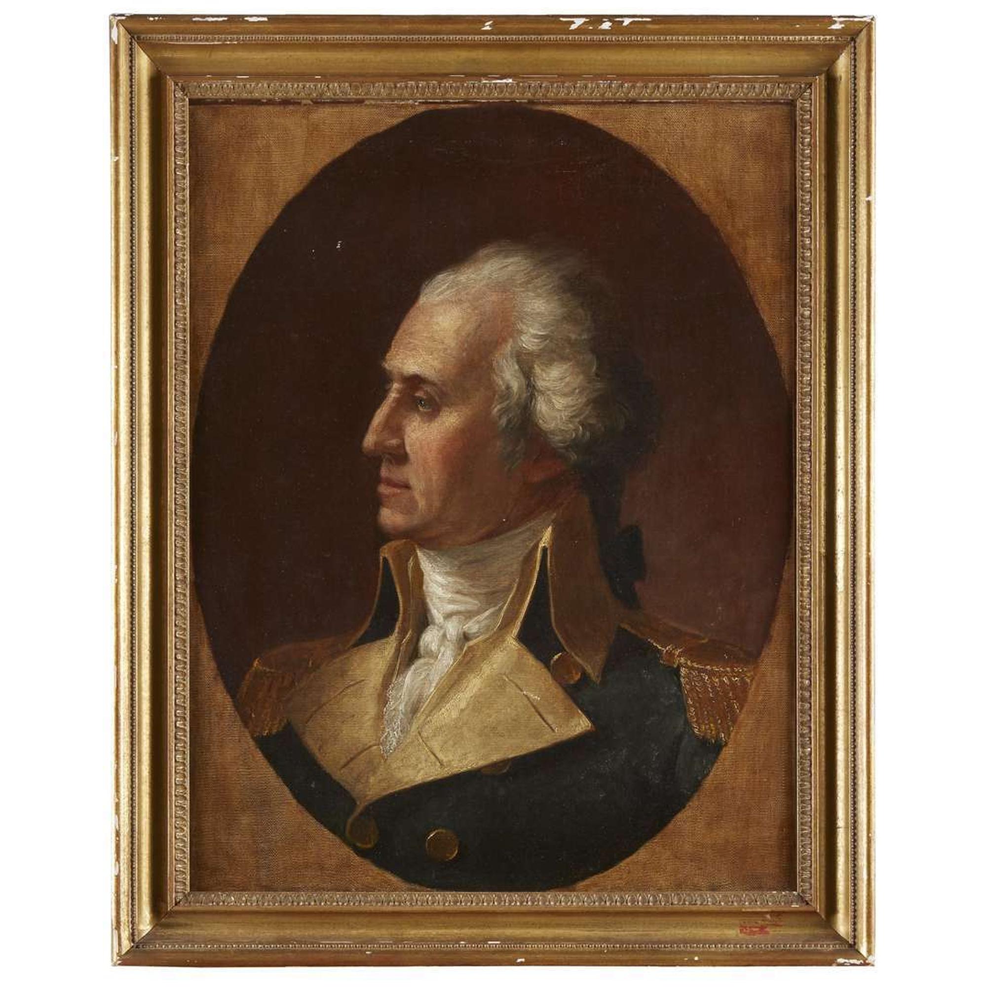 American School 19th century Portrait of George Washington (1732-1799)