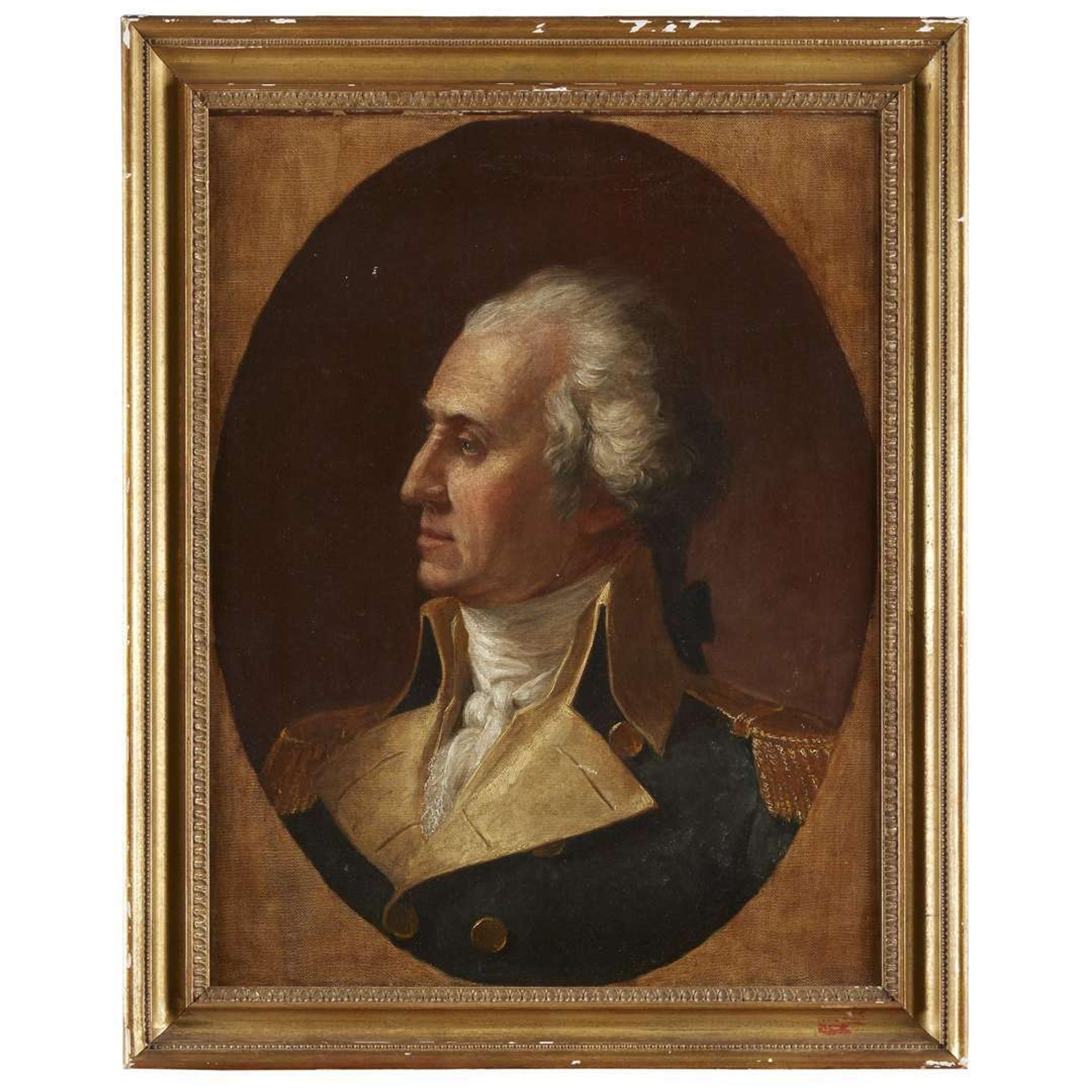 American School 19th century Portrait of George Washington (1732-1799)