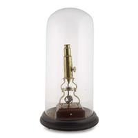 "Edmund Culpeper type" brass and mahogany compound monocular microscope London, England, circa 1780