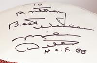 A Group Mike Ditka’s Restaurant Gift Shop Items Including Autograph Model Footballs Signed by Mike Ditka