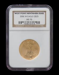A United States 2006 Eagle $25 Gold Coin
