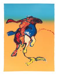 Indian on Galloping Horse After Remington #2 (State I) , edition 14/50