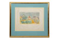 Abstraction de l'Effort , c. 1950 and Les Pigonnier Normand , 1953 (a pair of prints)