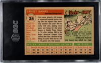 A 1955 Topps Ernie Banks Baseball Card No. 28 (SGC AUTHENTIC)