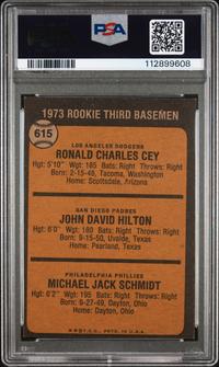 A 1973 Topps Mike Schmidt Rookie Baseball Card No. 615 (PSA 6 EX-MT)