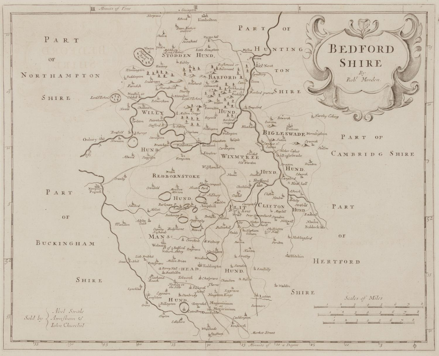 MORDEN, Robert. A group of 3 uncolored regional maps of England, comprising:
