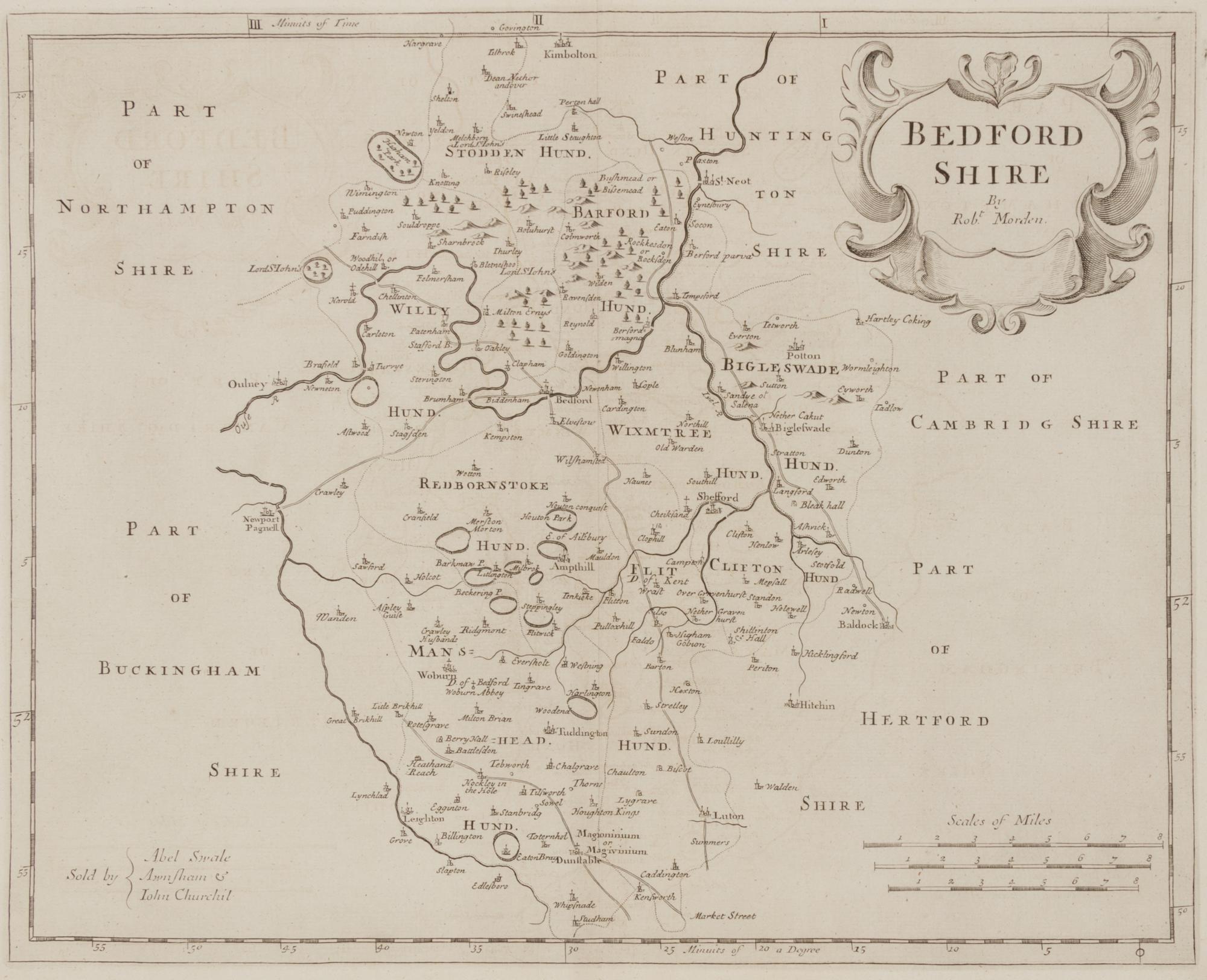 MORDEN, Robert. A group of 3 uncolored regional maps of England, comprising: