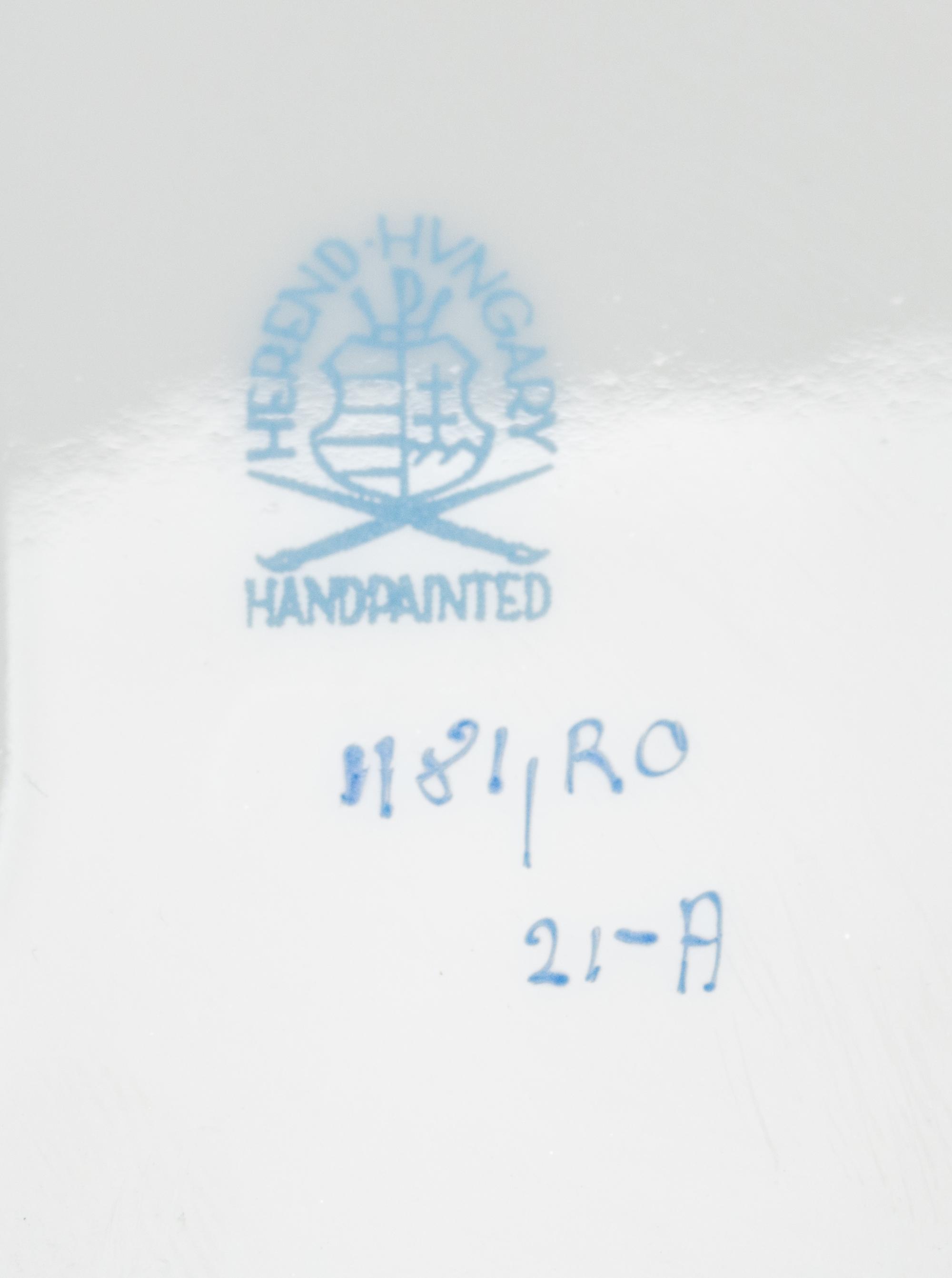 A Herend Porcelain Dinner Service