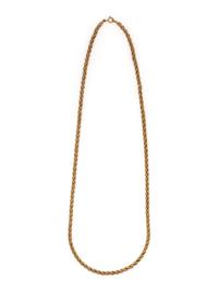 YELLOW GOLD LONGCHAIN NECKLACE