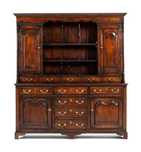 An English Oak and Elm Welsh Cupboard