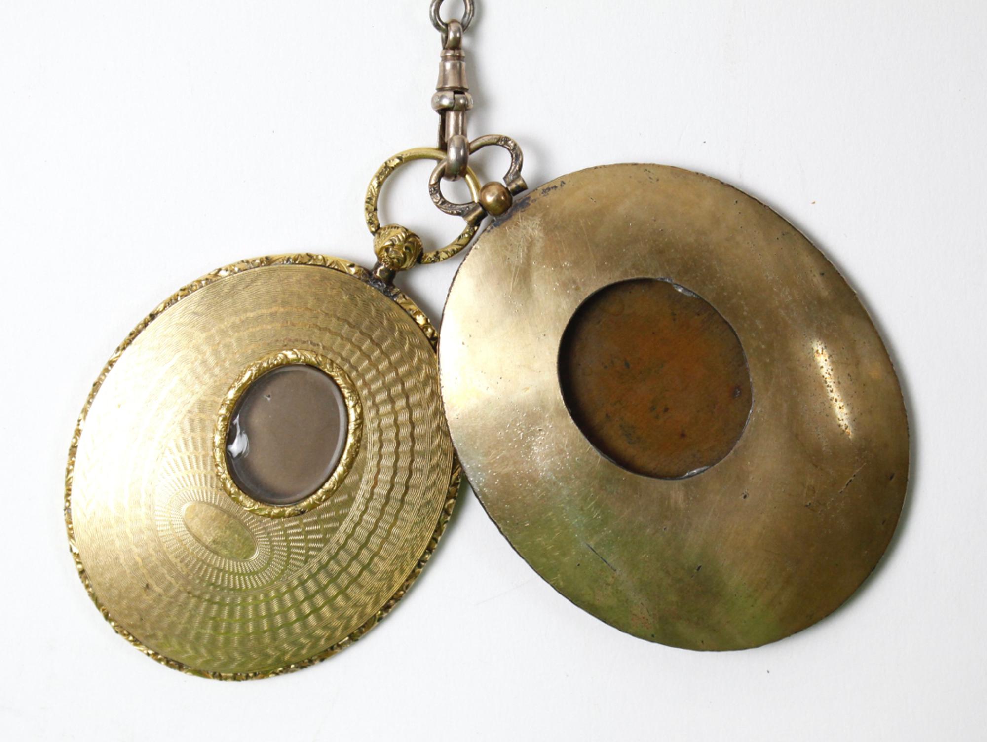 [Daguerreotypes] Pair of Daguerreian Lockets on Chain