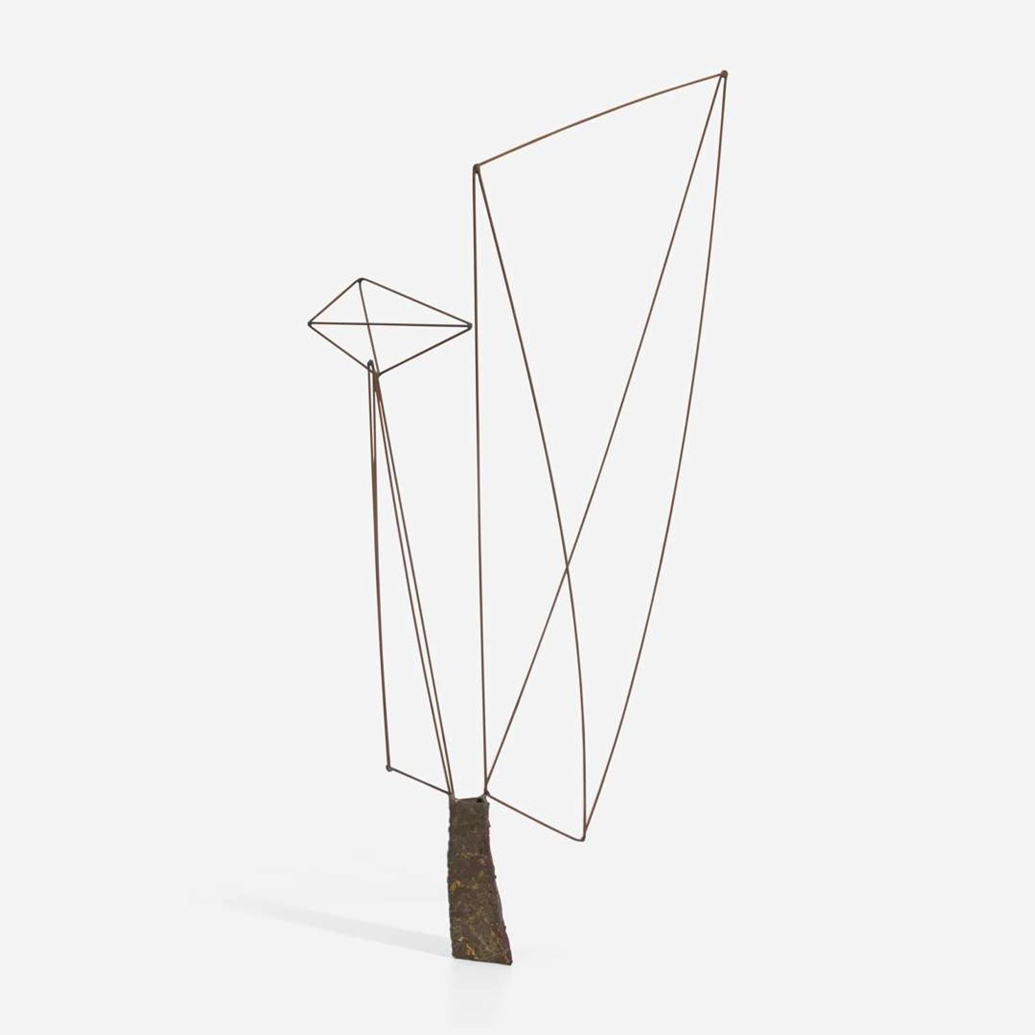 Harry Bertoia (American, b. Italy, 1915-1978) Untitled (Early Wire Construction), circa 1951