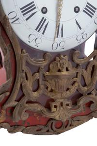 A Louis XV Painted Tôle Bracket Clock