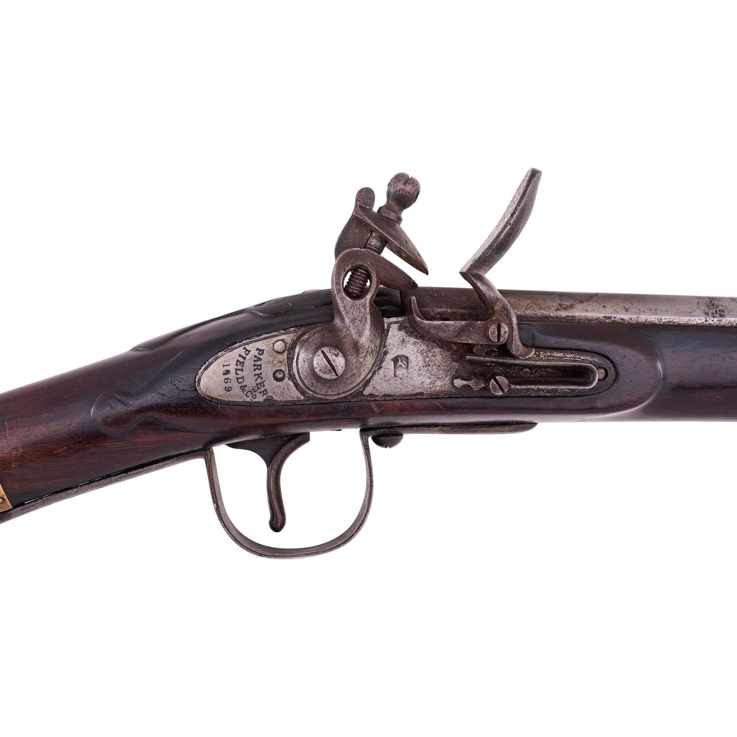 Shortened and Modified Parker, Field & Co. Flintlock Trade Gun
