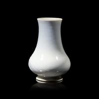 A Japanese Porcelain "Waves" Vase, Shofu Katei, and a "Moon in Bamboo" Dish, Seifu Yohei III