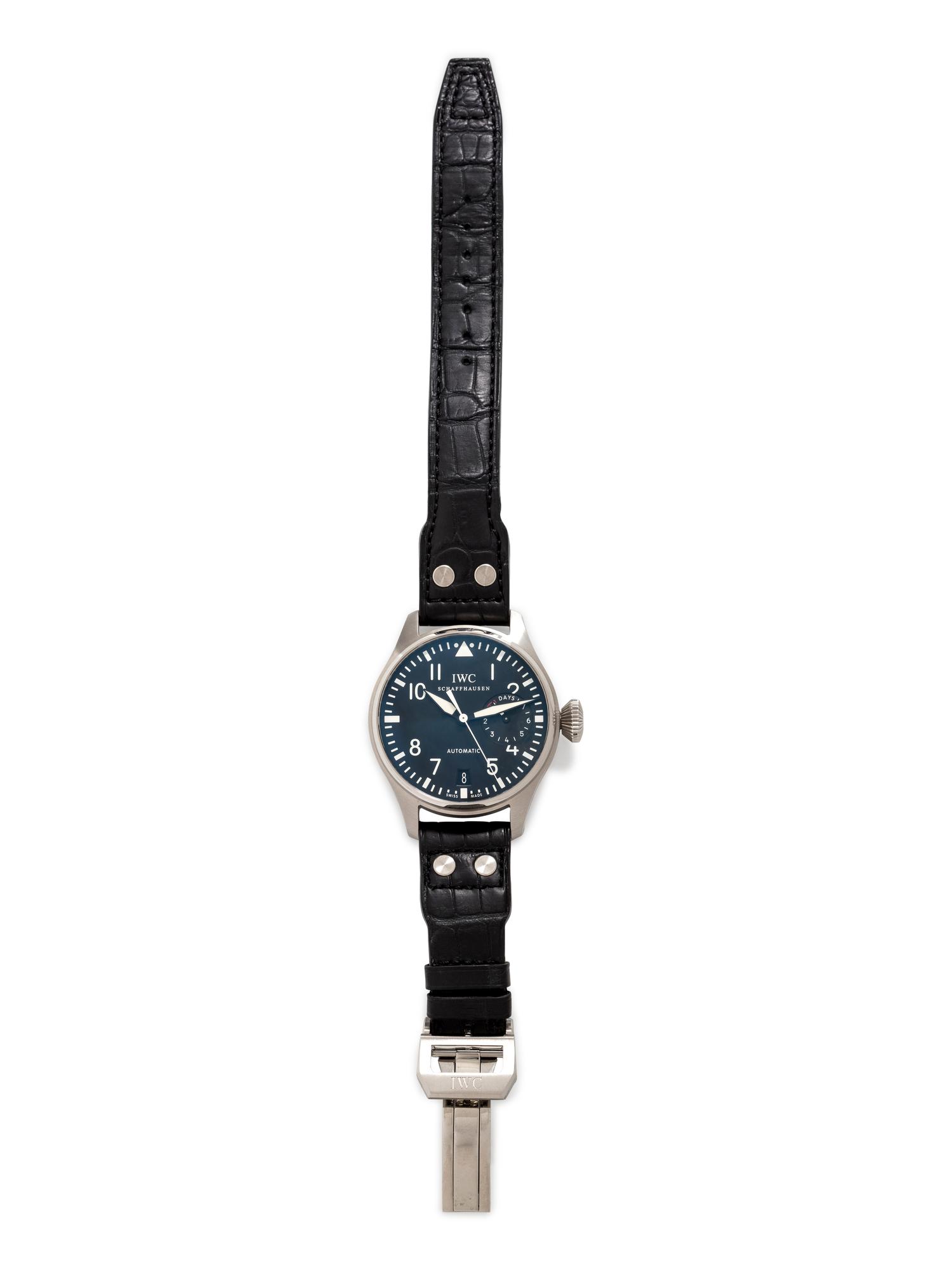 IWC Schaffhausen, Stainless Steel 'Fliegeruhr Big Pilot 7 Days' Wristwatch