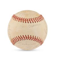 An Old Timer's Reunion Multi Signed Autograph Baseball (Beckett Authentication Services)