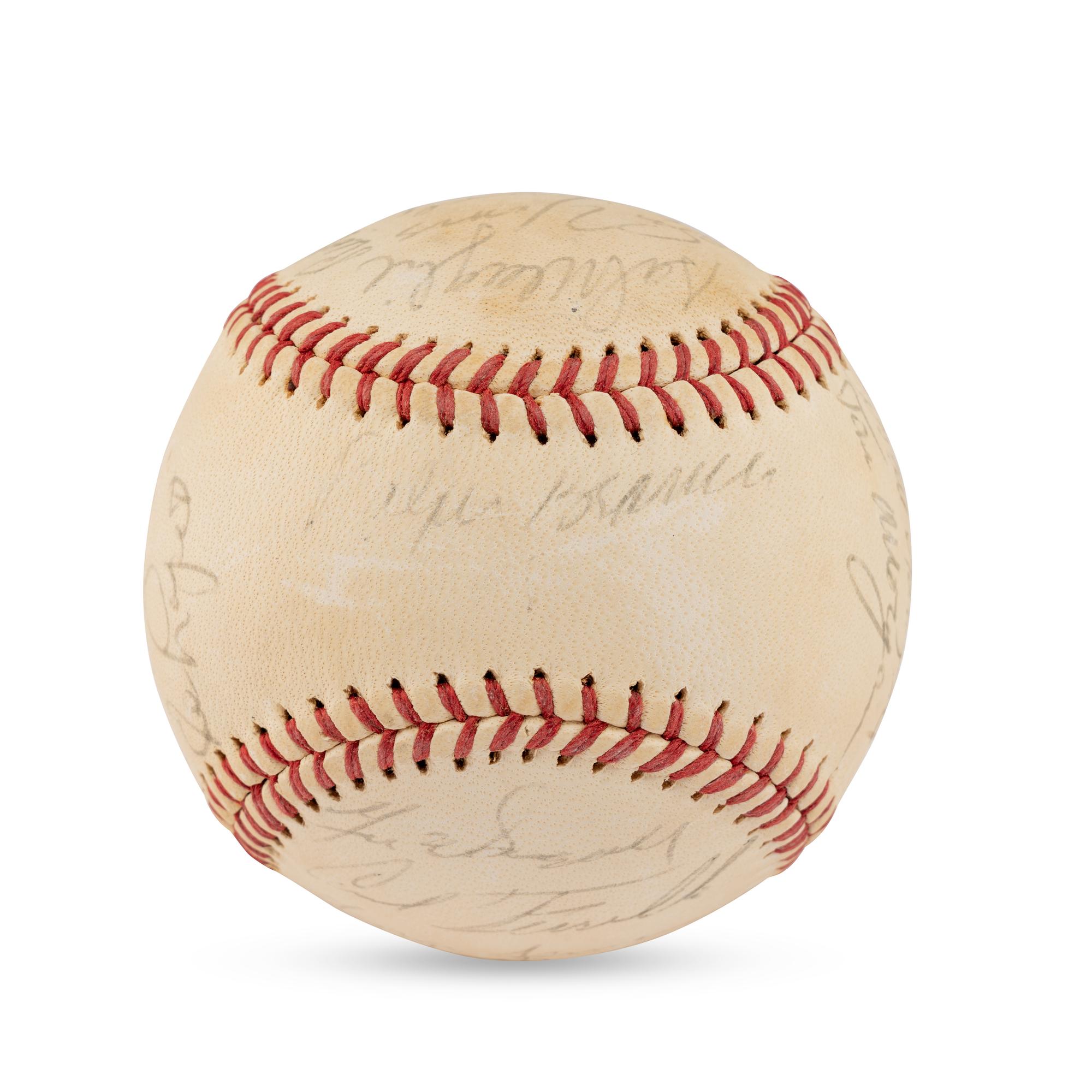 An Old Timer's Reunion Multi Signed Autograph Baseball (Beckett Authentication Services)