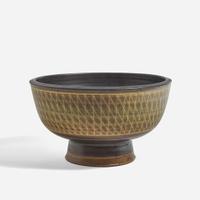 Harrison McIntosh (American, 1914-2016) Large Footed Center Bowl, USA, circa third quarter 20th century