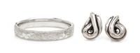 A Collection of Sterling Silver Jewelry, 49.50 dwts.