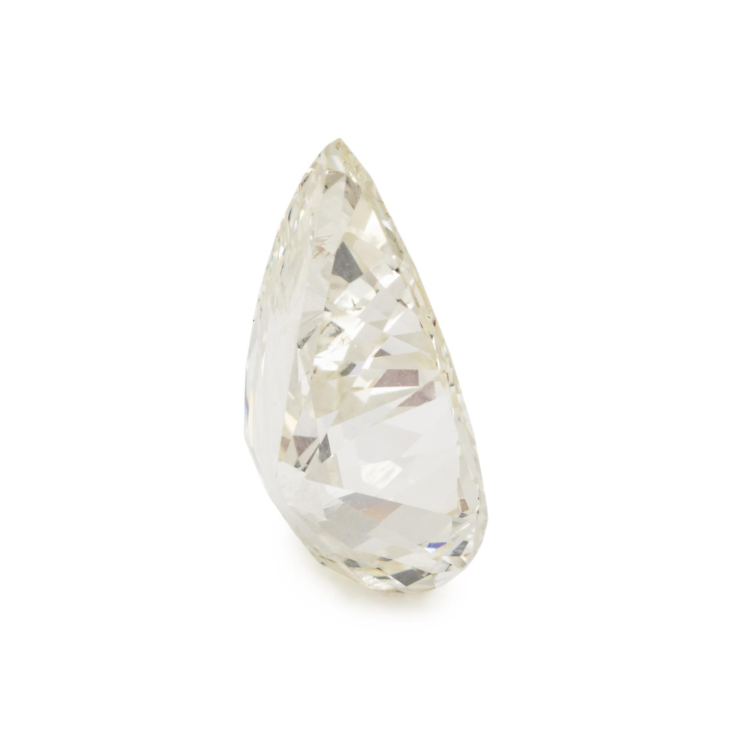4.01 CARAT PEAR BRILLIANT CUT DIAMOND