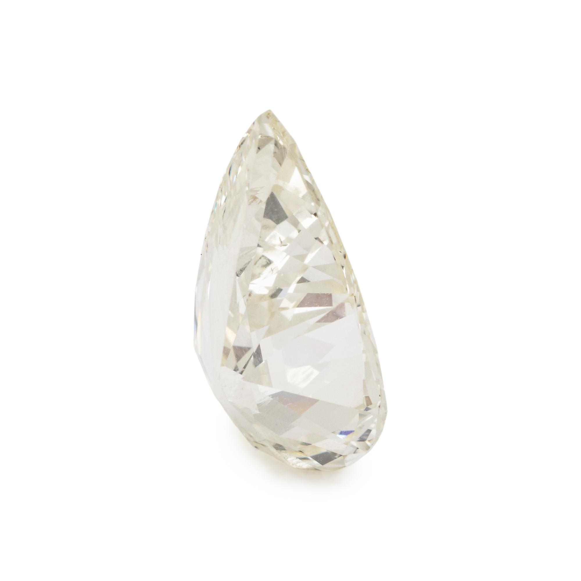 4.01 CARAT PEAR BRILLIANT CUT DIAMOND